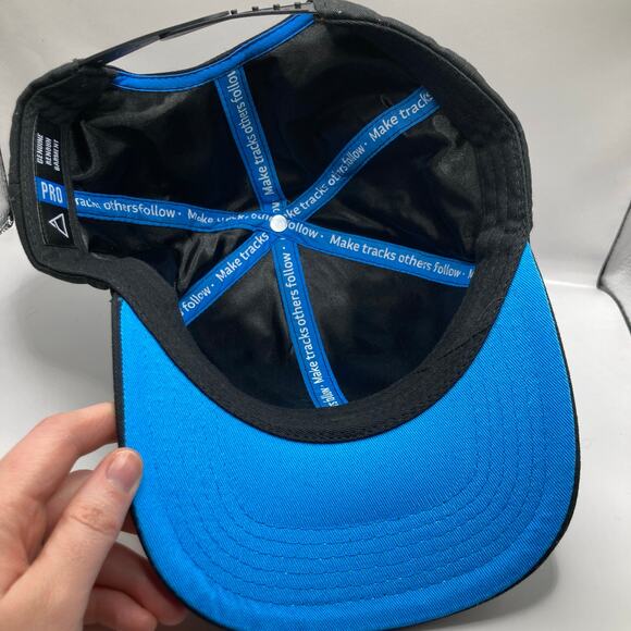 Renoun Pro Black Logo Adjustable Snapback Baseball Hat Ski Outdoors Snowboard - Picture 8 of 8